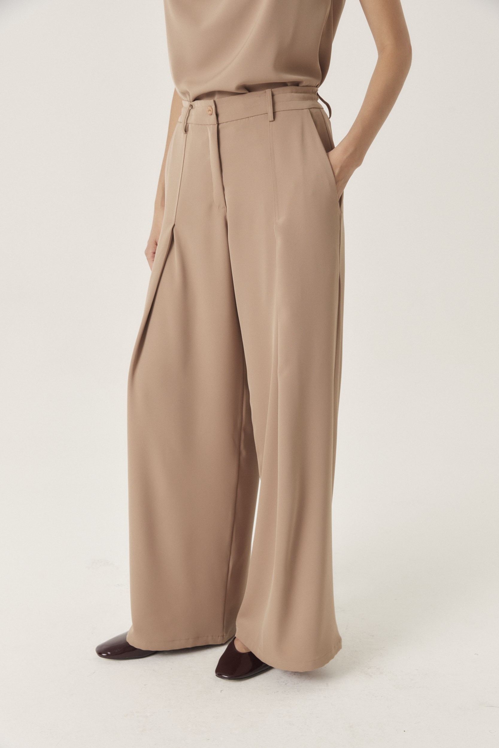1-PANTALON-CROISSANT-MARRON_1430.jpg Pantalon Croissant - - Imagen 1